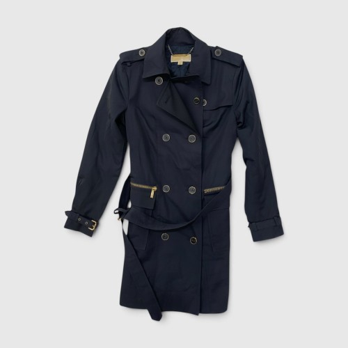 Michael Kors Γυναικεία Καμπαρντίνα Trench Coat Μπλε Σκούρο / Pre-Owned